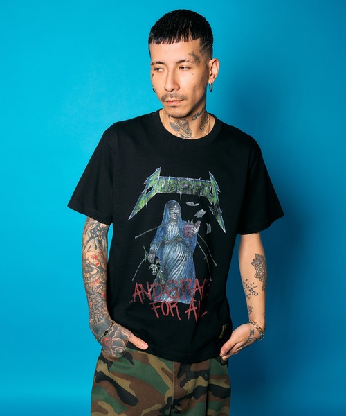 Subciety（サブサエティ）の「GRACE TEE（Tシャツ/カットソー・メンズ・ブラック/アッシュ/ホワイト/サンドベージュ/グリーン/ブルー・SMALL/MEDIUM/LARGE/X-LARGE/XX-LARGE）」の13枚目の写真