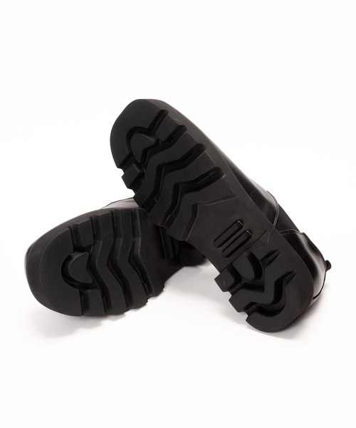 SVEC(シュベック)の「Vカット サイドゴア ハイソール ローファー スリッポン(ドレスシューズ・メンズ・ブラック・40/41/42/43/44/39)」の8枚目の写真