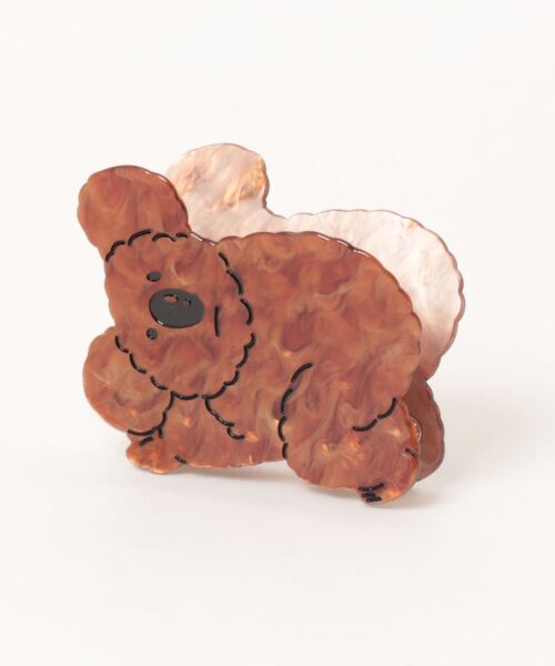 Fun & Daily（ファンアンドデイリー）の「F&D : コアラビッグキャッチクリップ（バレッタ/ヘアクリップ・レディース・ホワイト/ブラウン/グレー・FREE）」の3枚目の写真