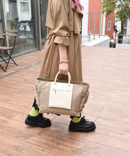 セール】【7ポケット】キャリーオン2wayナイロン 出張ボストン