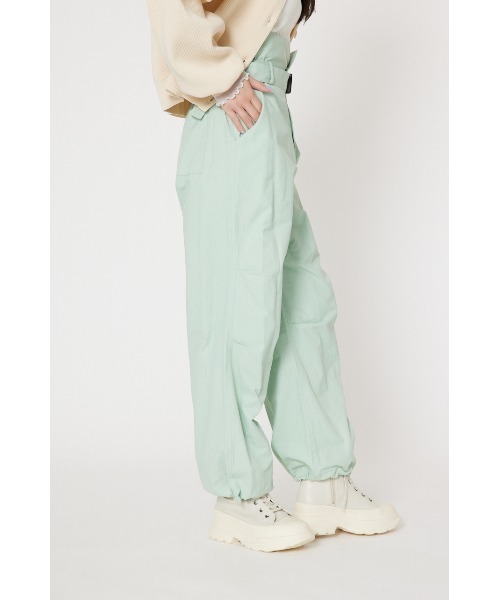 RODEO CROWNS WIDE BOWL(ロデオクラウンズワイドボウル)の「ワイドカーゴパンツ(カーゴパンツ・レディース・アイボリー/ミント/ブラック・FREE)」の5枚目の写真