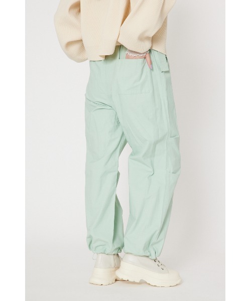 RODEO CROWNS WIDE BOWL(ロデオクラウンズワイドボウル)の「ワイドカーゴパンツ(カーゴパンツ・レディース・アイボリー/ミント/ブラック・FREE)」の6枚目の写真