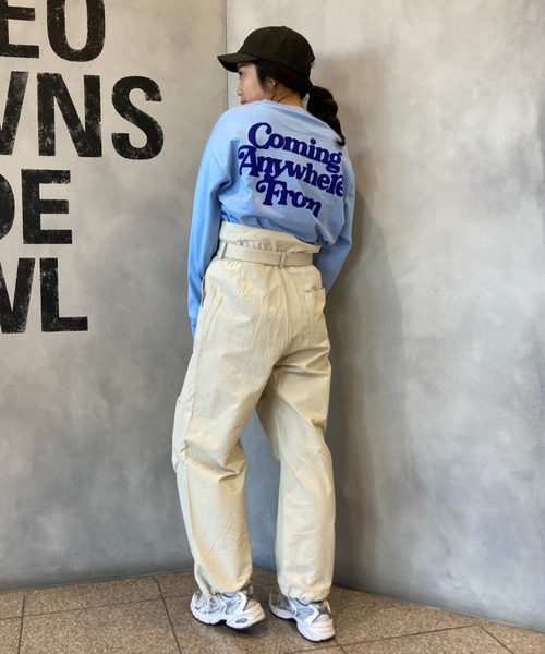 RODEO CROWNS WIDE BOWL(ロデオクラウンズワイドボウル)の「ワイドカーゴパンツ(カーゴパンツ・レディース・アイボリー/ミント/ブラック・FREE)」の21枚目の写真