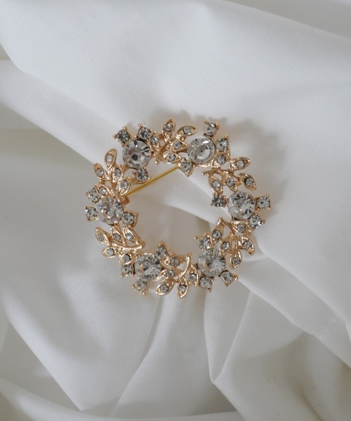 Port（ポート）の「デザイン パール & ビジュー ブローチ（ブローチ/コサージュ・レディース・A/B/C/D/E/F/G・FREE）」の5枚目の写真