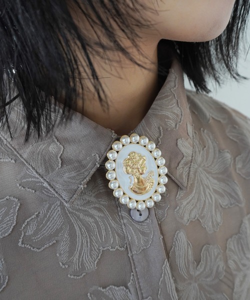 Port（ポート）の「デザイン パール & ビジュー ブローチ（ブローチ/コサージュ・レディース・A/B/C/D/E/F/G・FREE）」の21枚目の写真