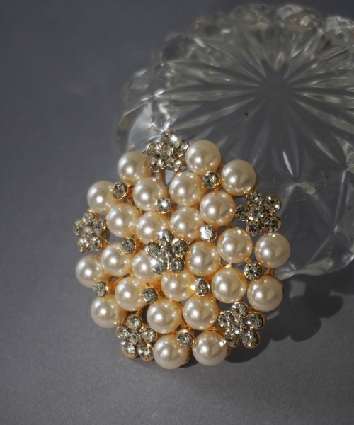 Port（ポート）の「デザイン パール & ビジュー ブローチ（ブローチ/コサージュ・レディース・A/B/C/D/E/F/G・FREE）」の19枚目の写真