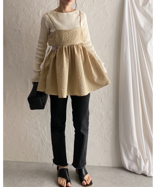 maison de dolce. ペプラムジレ