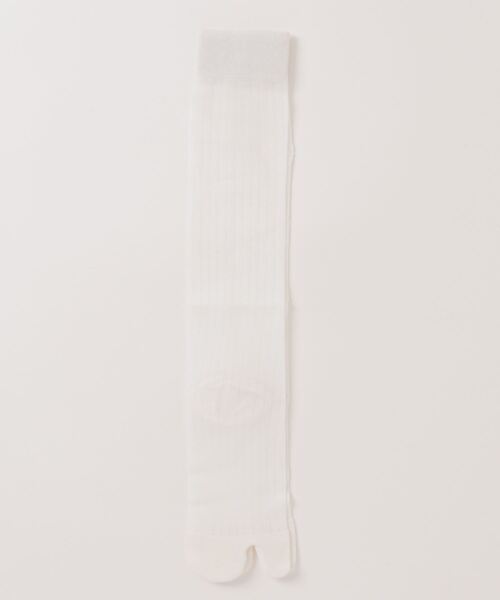 Fun & Daily（ファンアンドデイリー）の「F&D : エアリーロングタビソックス（ソックス/靴下・レディース・ホワイト/チャコールグレー/ブラック・FREE）」の2枚目の写真