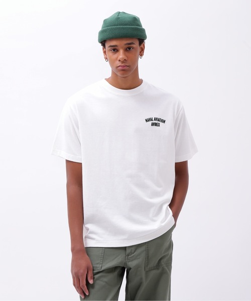 FLOCKY PRINT T-SHIRT VP-8 / フロッキープリント Tシャツ VP-8 / AVIREX / アヴィレックス（Tシャツ/カットソー）｜AVIREX（アヴィレックス）