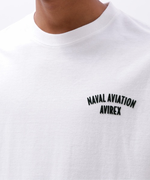 FLOCKY PRINT T-SHIRT VP-8 / フロッキープリント Tシャツ VP-8 / AVIREX / アヴィレックス（Tシャツ/カットソー）｜AVIREX（アヴィレックス）