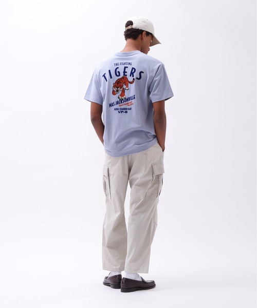 FLOCKY PRINT T-SHIRT VP-8 / フロッキープリント Tシャツ VP-8 / AVIREX / アヴィレックス（Tシャツ/カットソー）｜AVIREX（アヴィレックス）