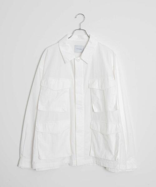 THE STANDARD（ザスタンダード）の「WEGO/ファティーグジャケット（ミリタリージャケット・メンズ・ブラック/カーキ/ホワイト・LARGE/MEDIUM）」の7枚目の写真