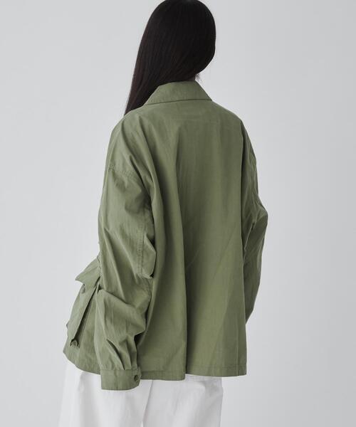 THE STANDARD（ザスタンダード）の「WEGO/ファティーグジャケット（ミリタリージャケット・メンズ・ブラック/カーキ/ホワイト・LARGE/MEDIUM）」の17枚目の写真