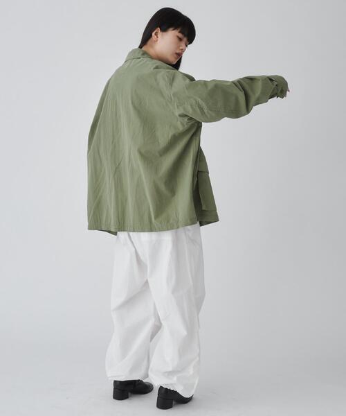 THE STANDARD（ザスタンダード）の「WEGO/ファティーグジャケット（ミリタリージャケット・メンズ・ブラック/カーキ/ホワイト・LARGE/MEDIUM）」の18枚目の写真