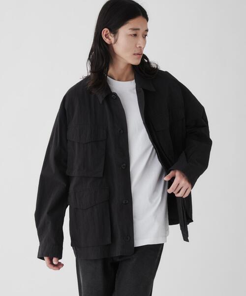 A Vontade ファティーグジャケット ミリタリージャケット　ブラック セール】WEGO/ファティーグジャケット（ミリタリージャケット