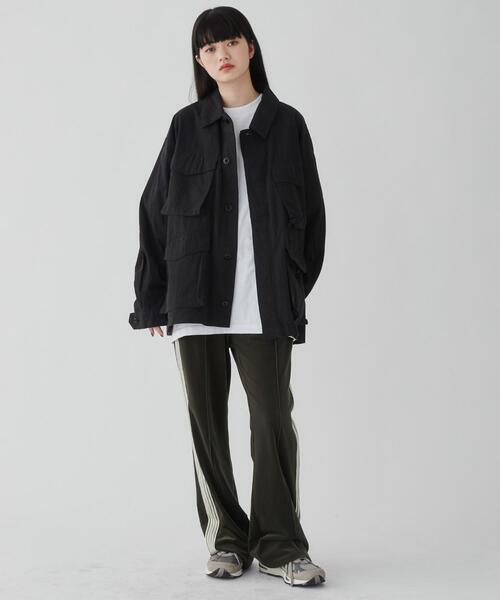 THE STANDARD（ザスタンダード）の「WEGO/ファティーグジャケット（ミリタリージャケット・メンズ・ブラック/カーキ/ホワイト・LARGE/MEDIUM）」の22枚目の写真