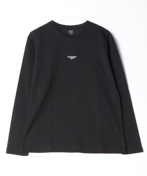TRAP/U (トラップユー)の「コットン天竺 / ミニロゴ刺繍 クルーネック ロンTee(長袖)(Tシャツ/カットソー・メンズ・ブラック/ライトベージュ/ホワイト・M/L)」の3枚目の写真