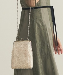 RUIRUE BOUTIQUE（ルイルエブティック）の「ビーズ刺繍がま口ショルダーバッグ（ショルダーバッグ・レディース）」