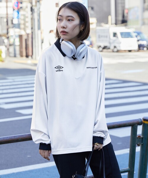 FREAK'S STORE×UMBROロングスリーブ ゲームシャツ Lサイズ FREAK'S STORE（フリークスストア）の「UMBRO × FREAK'S STORE