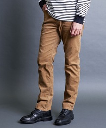 CTN CORDULOY STRIGHT PANTS:コットン ウォッシュド コーデュロイ 5ポケット ストレートパンツ
