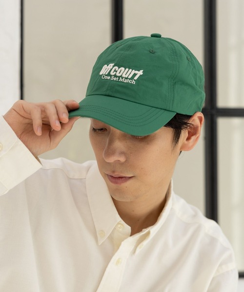 LAKOLE(ラコレ)の「ナイロンスポーティーロゴキャップ / 105160(キャップ・メンズ・ライトブルー/ブラック/オフホワイト/グリーン・9)」の4枚目の写真