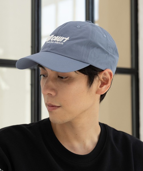 LAKOLE(ラコレ)の「ナイロンスポーティーロゴキャップ / 105160(キャップ・メンズ・ライトブルー/ブラック/オフホワイト/グリーン・9)」の2枚目の写真