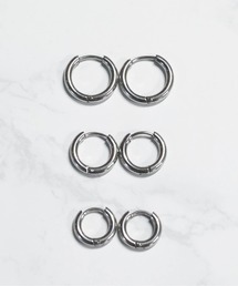 【Wc】【it】【ANARKH（アナンケ）】ステンレス　フープピアス