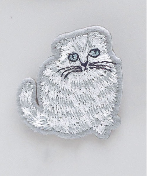 COMMON WARE(コモンウェアー)の「EC:松尾みゆき 猫刺繍ブローチ(ブローチ/コサージュ・レディース・ベージュ/イエロー/グレー/ブルー・FREE)」の1枚目の写真