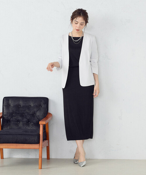 COMME CA ISM（コムサイズム）の「プリーツ ナロースカート / セットアップ対応（スカート・レディース・ベージュ/チャコール/ブラック・LARGE/MEDIUM）」の5枚目の写真