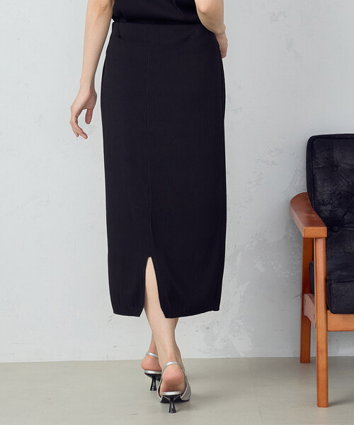 COMME CA ISM（コムサイズム）の「プリーツ ナロースカート / セットアップ対応（スカート・レディース・ベージュ/チャコール/ブラック・LARGE/MEDIUM）」の9枚目の写真