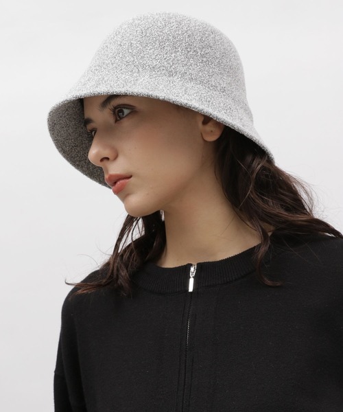 LAKOLE（ラコレ）の「パイルカラーバケットハット / 993846（ハット・レディース・ブラック/オフホワイト/ライトグレー/ライトグリーン・FREE）」の3枚目の写真