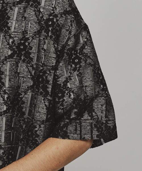 tk.TAKEO KIKUCHI（ティーケータケオキクチ）の「◆レースデザインシャツ（シャツ/ブラウス・メンズ・ブラック系1/ネイビー系/ホワイト系1/ブラック/ホワイト系2/ブラック系/ホワイト/ブルー系その他4/ホワイト系3/ブラック系2・02/03）」の17枚目の写真