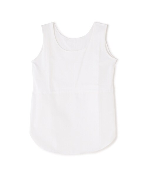 human woman（ヒューマンウーマン）の「布帛ドッキングタンクトップ（タンクトップ・レディース・ホワイト・MEDIUM）」の2枚目の写真