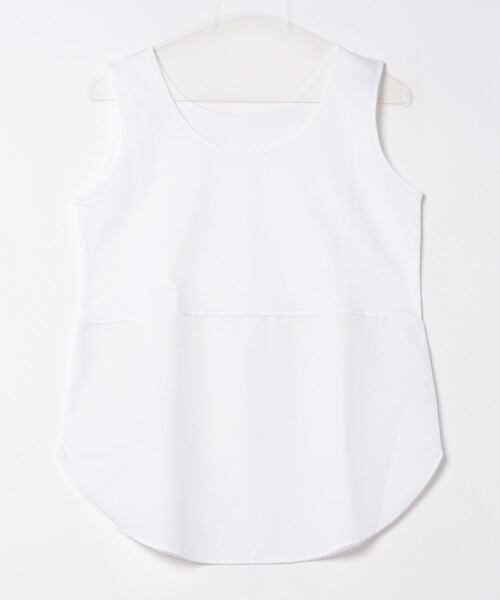 human woman（ヒューマンウーマン）の「布帛ドッキングタンクトップ（タンクトップ・レディース・ホワイト・MEDIUM）」の11枚目の写真