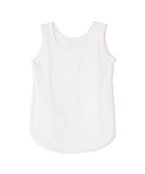 human woman（ヒューマンウーマン）の「布帛ドッキングタンクトップ（タンクトップ・レディース・ホワイト・MEDIUM）」の12枚目の写真