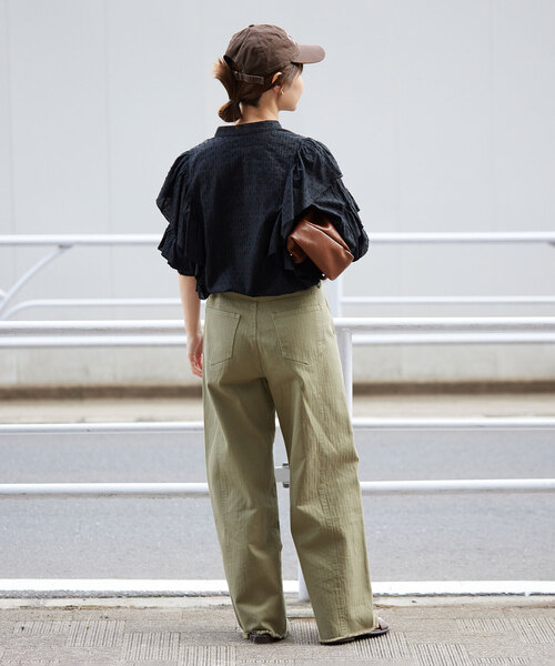 SLOBE IENA（スローブイエナ）の「【BLUESCENTRIC / ブルースセントリック】 キャップ（キャップ・レディース・ブラウン/サックスブルー・FREE）」の21枚目の写真