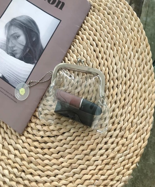 E&C closet…(イーアンドシークローゼット)の「クリアがま口ポーチ(ポーチ・レディース・クリア・FREE)」の7枚目の写真