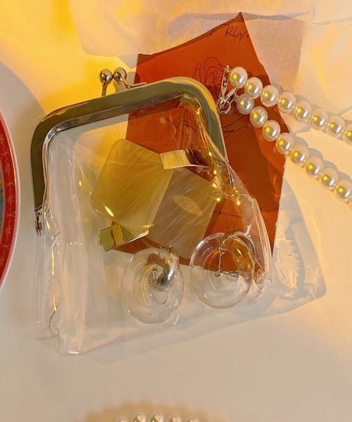 E&C closet…(イーアンドシークローゼット)の「クリアがま口ポーチ(ポーチ・レディース・クリア・FREE)」の13枚目の写真