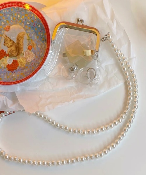 E&C closet…(イーアンドシークローゼット)の「クリアがま口ポーチ(ポーチ・レディース・クリア・FREE)」の15枚目の写真