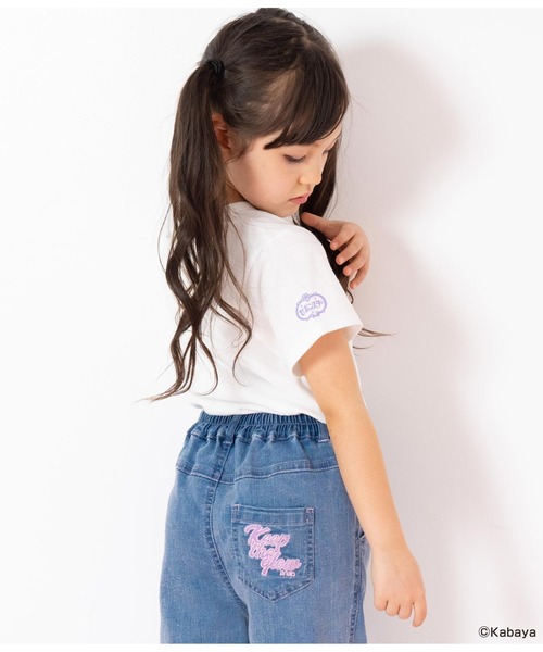ANAP kids（アナップキッズ）の「【セボンスターコラボ】ホログラムモチーフプリントTシャツ（Tシャツ/カットソー・キッズ・ライトピンク/オフホワイト/ブラック・110cm/120cm/130cm）」の8枚目の写真