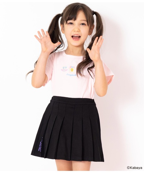 ANAP kids（アナップキッズ）の「【セボンスターコラボ】ホログラムモチーフプリントTシャツ（Tシャツ/カットソー・キッズ・ライトピンク/オフホワイト/ブラック・110cm/120cm/130cm）」の19枚目の写真