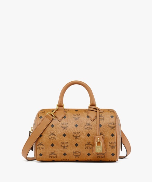 MCM（エムシーエム）の「ELLA ボストンバッグ - ヴィセトス（ボストンバッグ・メンズ・ホワイト/ブラック/ブラウン/ピンク・SMALL）」の3枚目の写真