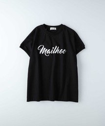 BACK NUMBER(バックナンバー)フロッキープリントTシャツ