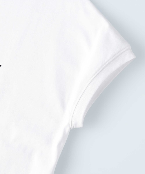 BACK NUMBER（バックナンバー）の「【BACK NUMBER】フロッキープリントＴシャツ（Tシャツ/カットソー・レディース・ブラック×ホワイト/ブラック/ホワイト・M/L/XL）」の8枚目の写真