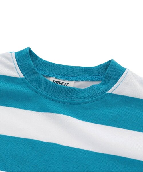 リンカブル　ネオンボーダーTシャツ ブリーズ BREEZE ボーダーネオンTシャツ （オレンジ