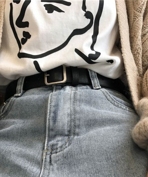 PARKS TOKYO SELECT（パークストウキョウセレクト）の「スクエアバックルベルト（ベルト・レディース・ブラック/モカ/ブラウン・FREE）」の5枚目の写真