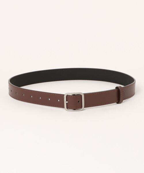 PARKS TOKYO SELECT（パークストウキョウセレクト）の「スクエアバックルベルト（ベルト・レディース・ブラック/モカ/ブラウン・FREE）」の14枚目の写真
