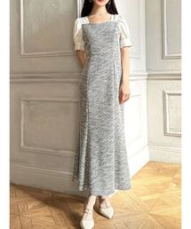 RESEXXY | カットツイードドッキングワンピース(ワンピース)