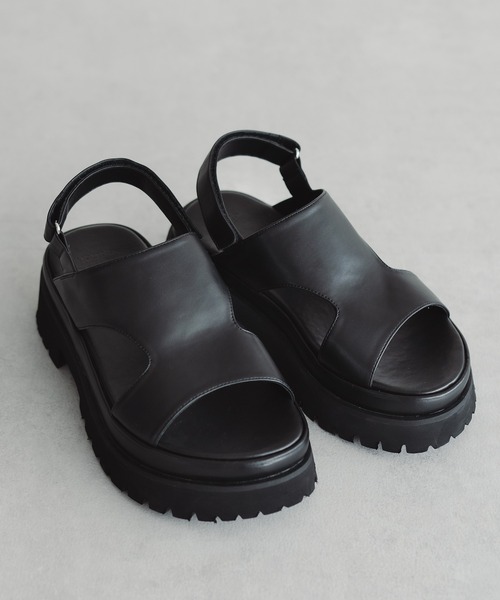 epnok（エプノック）の「タンクソールストラップサンダル（サンダル・メンズ・ブラック・SMALL/LARGE/MEDIUM）」の9枚目の写真