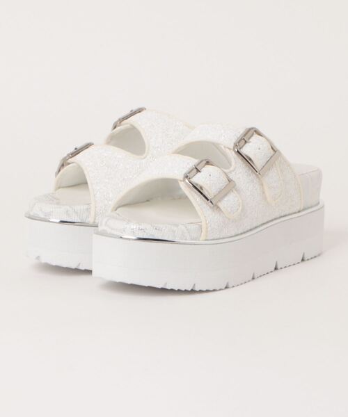 セール】【MUUM】ムーム 厚底キラキラサンダル 264（サンダル
